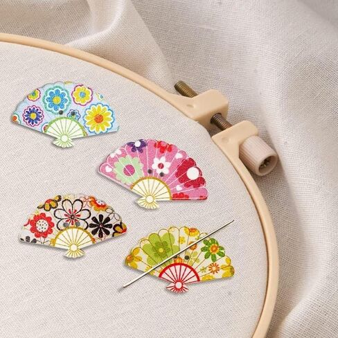 50 PCS ألوان عشوائية ألوان مروحة الإبرة ميندر ， حامل دبوس للغرزة المتقاطعة ، وإبرة الإبرة وإكسسوارات التطريز ， إبرة المربية المتقاطعة ، ومجموعات العداد المتقاطع ، والتشويش المتقاطع in Kuwait