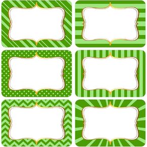 300PCS St. Patrick's Day Gift Tags Stickers, Green St. Patrick's Day Name Tags Gift Tags Label Sticker for Organizing Jar Irish Holiday Decoration Back to School Supplies, 2x3 Inch