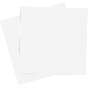 MECCANIXITY Foam Sheets Crafts 10x10 Inch 5mm EVA Craft Foam Paper Foam Sheets for Crafts Projects DIY Cosplay Modeling, White, 2 Sheets