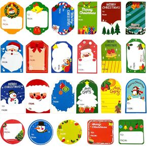 ملصقات عيد الميلاد ملصقات ، 108pcs علامات عيد الميلاد علامات عيد الميلاد اسم هدية العلامات عيد الميلاد ملصقات الالتصاق بالذات ملصقات هدايا عيد الميلاد لعيد الميلاد هدايا
