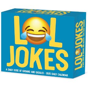 LOL Jokes 2025 6.2" x 5.4" Box Calendar