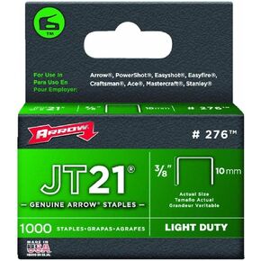 Arrow Fastener 276 3/8" JT21 Staples