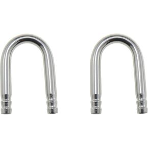 DGZZI 2PCS Fish Tank Stainless Steel U Tube CO2 Bends U Tube Connector for Aquarium Air Pump Oxygen System Suitable for Aquarium Fish Tank