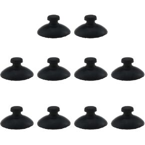 10PCS Black Plastic Aquarium Suction Cup Clips 20mm Fish Tank Water Light Suction Cup Holder for Aquarium Aerated Filtration and Aeration of Air Fish Tank