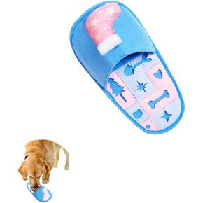 Snuffle Mat for Puppies Small Dog Sniffing Mats Slipper Shape Portable Feeder for Training Digging Foraging Feeding Cat Pet Treat Indoor Outdoor Stress Relief Interactive Enrichment Toys