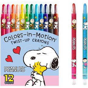 'Peanuts' Crayons 12 Count Color Set