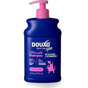 Douxo® Skin & Coat Spa-شامبو كلب آمن للغاية للبشرة الحكة ، 16 أوقية ، ينظف وتهدئ الجلد ، ويعزز الطلاء ، ويترك المعطف ناعمًا ومشرقًا وصديقًا للبشرة