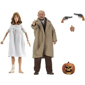 Halloween 2 - Dr. Loomis and Laurie Strode (1981) 8" Clothed Action Figure 2 pack