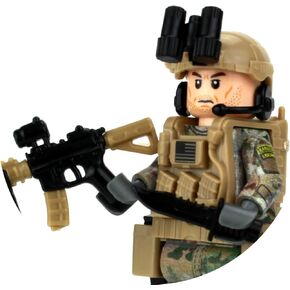 Battle Brick Army Ranger OCP SF Soldier Custom Minifigure