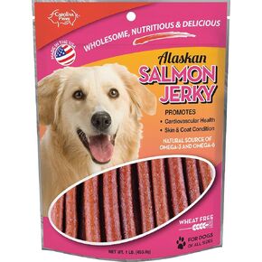 Blue Ridge Naturals Alaskan Salmon Jerky Dog Treats, 16oz., Made in The USA