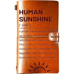 Thank You Gifts for Women Men, Thank You Leather Journal Gifts, Appreciation Gifts for Teacher, Nurse, Doctor, Coworker, Inspirational Gifts for Friends, BFF, Mom, Dad, Aunt