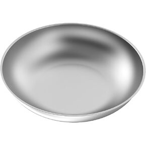 304 Stainless Steel Replacement Bowl for Automatic Cat Feeder,Fit for Single Feeder & Dual Feeder,Pet-Safe,Whisker Friendly Round Dish