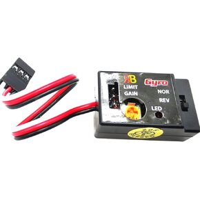 Mini Gyro Module for RC Cars Drift Drive, Automatic Stability Control Gyro | Sensitivity Adjustable, Easy to Operate, R484 Analog SMM System Mini RC Car Gyro Stabilizer 4-6V for WPL D12
