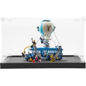 علبة عرض أكريليك لـ LEGO 77073 مجموعة حافلة Fortnite Battle ، مربع عرض مقاوم للغبار لـ LEGO 77073 ، الحجم: 15.7x7.87x11.81ininch (غير متضمن النموذج)