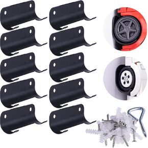 10 PCS Car Steel Wall Mount, Lego Car Display Wall Mount Vertical, Compatible with Speed Champions Series Car Models, Showcase Your Collection with Sturdy Steel Wall Mount, Ideal for Car Enthusiasts
