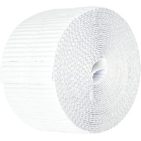 PACON Corporation Bordette Decorative Border, 2 1/4" x 50' Roll, White (37016)