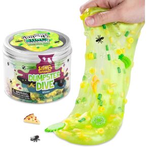 Crazy Aaron's Slime Charmers® - Dumpster Dive - Light Green Water Slime, Sensory Toys for Kids - Creative and Endless Fun, Stress Relief Therapy, Gifts for Girls and Boys - Made in USA