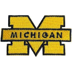 Michigan Logo Iron On Embroidered Patch