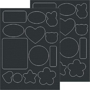 26pcs Puffer Down Jacket Patches, Self-Adhesive Nylon Repair Patch, Multi Shaped Waterproof Stick on Tape for Coat Clothing Tent Sleeping Bags Ski Pants Holes Repairing- Grey