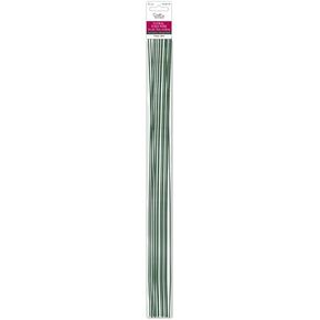 الديكور الحرفي FL019 الأزهار الجذعية سلك 18G أخضر 18IN ، 20/PK