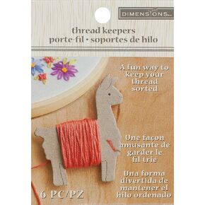 DIMENSIONS Floss Keeper 1.5"X2.75" 6/Pkg-Llama