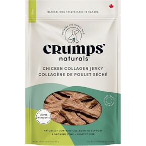 CRUMPS NATURAL Chicken Collagen Jerky 5.4oz, Dog Treats