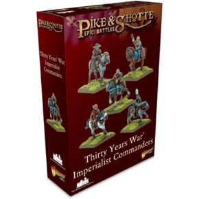 Warlord Games Pike & Shotte Epic Battles - Thirty Years War Imperialist Commanders Military Table Top Wargaming Plastic Model Kit 212412001