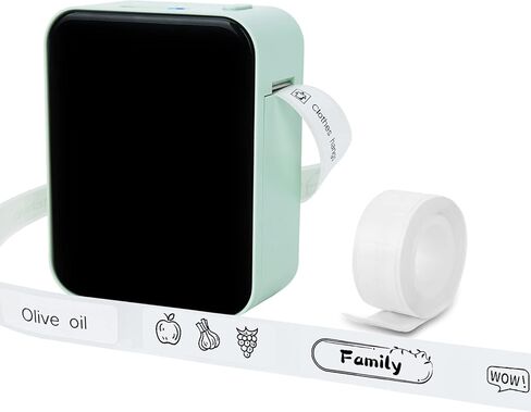 Label Maker Machine with Tape, Portable Thermal Label Printer for Office Home Kitchen Organization, Compatible with iOS, Android in Kuwait