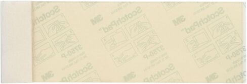 Scotch Envelope/Package Sealing Tape Strips 2" x 6" Clear 50 Per Pack Bundle with Suretails Paper Scissor (3750P2CR) [Pack of 3] in Kuwait