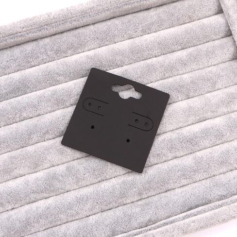 100 pcs kraft paper rering arring arming arring arring stud stud stud stud cards hanging rering rering cards tags jewelry display studs for ear black in Saudi Arabia
