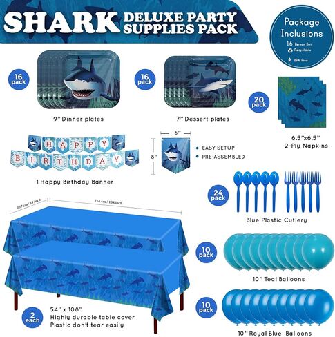 Building Block Deluxe Party Supplies Pack (137 Pieces for 16 Guests) - Brick Party Supplies, Gamer Birthday Decorations, Gamer Party Supplies , Blocks Party Decor, Brick Birthday, Blue Orchards in Kuwait