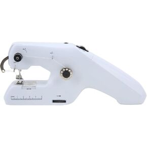 Handheld Sewing Machine, Portable Mini Electric Dual Line Sewing Machine for Beginners, Hand Held Sewing Device for Fabric Clothing Home DIY Handicrafts