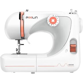 Basic Sewing Machine for Children - 27 Stitch Applications with Multiple Accessories Include Video Tutorials & Quick Guide & Instruction Manual, EOC565