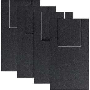 4 PCS Dog Nail Scratch Board Sandpaper Replacement 16.85 * 9.21 inch, Self-Adhesive Sandpaper, Suitable M-Shaped Dog Scratch Pad with Treat Box, L Size