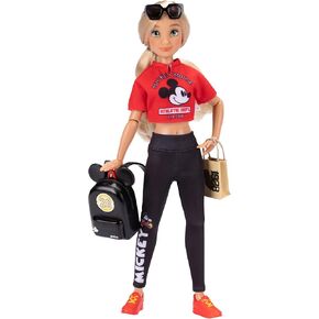 Disney Ily 4ever Fashion Dolls مستوحاة من Mickey 11.5 "مع 13 نقطة من التعبير ، يتضمنك Mickey Ring اللامع!