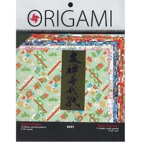 Y&C YAS4341 Origami Paper 5 7/8" Yuzen Sq