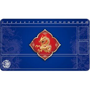 Lorcana Playmats Compatible TCG 24x14 Inches Gaming Mat, Non-Slip Rubber with Zones Play Mat