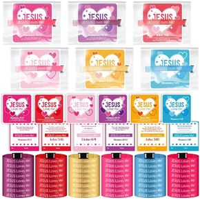 48 يضع معصم عيد الحب الديني يسوع يحبني معصمه المسيحي عيد الحب الصداقة معصمة معصمة مع بطاقات التبادل لجائزة حفل الأحد لصالحهم in Kuwait