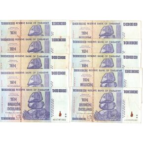 2008 حددت من 10 × 10 مليارات زيمبابوي. الدعامة الجدة/لعب تخفيض قيمة التضخم مشروع قانون أفريقي لهواة الجمع. 10 مليارات (10 وحدات) التي تم تصنيفها من قبل البائع. حالة تعميم.