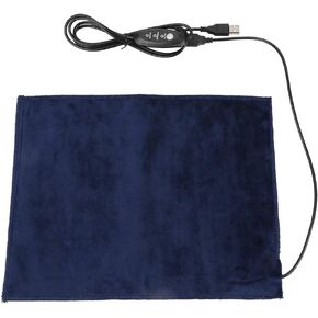 5V2A USB Electric Cloth Heater Pad Carbon Fiber Heating Pad Cushion Electric Blanket Heating Element Pet Heating Mat Pet Bed Heater 24x30cm 45℃