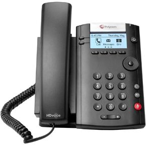 VVX 201 2-line ip phone poe