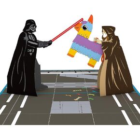 Lovepop Star Wars ™ Darth Vader ™ Celebration Poppation Card ، بطاقة تحية عيد ميلاد 5x7-3D ، بطاقة منبثقة حرب النجوم ، بطاقات عيد ميلاد للأطفال ، بطاقات الاحتفال