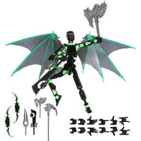 T13 Action Figure Assembly Completed, T13 Action Figures Set High 5.4 inches Tall, Office Desks , and Birthday Cake Decorations, Titan 13 Action Figure for Ultimate Gaming Action Figures Collection