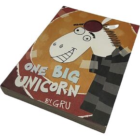 Costumeteers ONE BIG UNICORN Minion Children Picture BOOK Gru Cosplay Props Replica Props, Multicolor, 18.5 cm by 13.5 cm by 1.8 cm