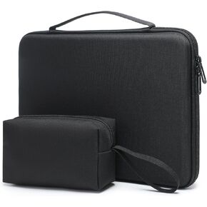 HYZUO 15-16 Inch Hard Shell Laptop Sleeve Case for MacBook Pro 16 M4/M3/M2/M1 2025-2019, MacBook Air 15 M3/M2/M1 2025-2023, 15" Surface Laptop, Razer Blade 15, Midnight Green