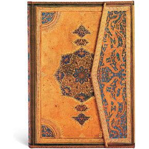 Safavid Midi Lined Hardcover Journal, 144pg, 120GSM by Paperblanks (Safavid Binding Art)