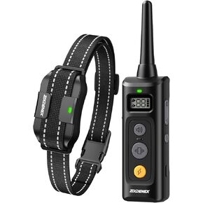Dog Training Collar - 3200FT Dog Shock Collar with Remote Control, IPX7 Waterproof Dog Collar with Beep, Vibration, Safe Shock 3 Training Modes, Rechargeable E-Collar for All Small Medium Large Dogs