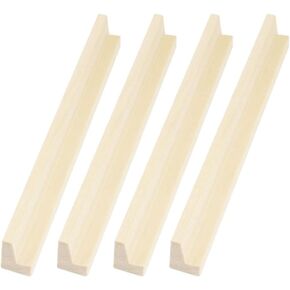 ifundom Wooden Domino Holders 4pcs Minotaur Base Wood Base Domino Tile Holders Wood Domino Racks Multi-Function Domino Holders Wood Mexican Train Domino Rack