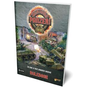 Warlord Gamees Achtung Panzer! The Game of Armored Warfare Rulebook for Military Table Top Wargame 481010001