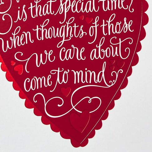 Hallmark Valentines Day Cards Pack, Heart (6 Valentine Cards with Envelopes) in Saudi Arabia